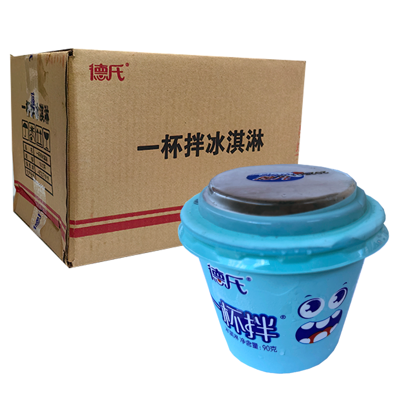 【9元】德氏 一杯拌冰淇淋90克*12杯