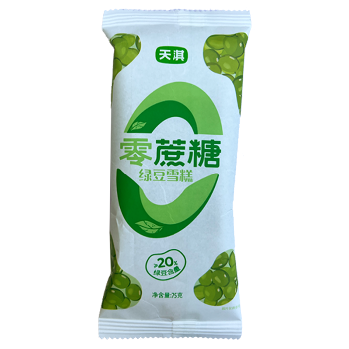 天淇 零蔗糖绿豆雪糕75克