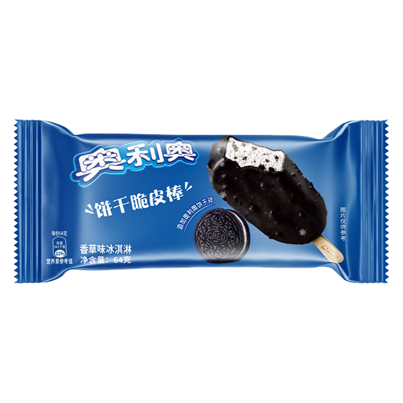 雀巢 奥利奥(香草味)饼干脆皮棒冰淇淋64克