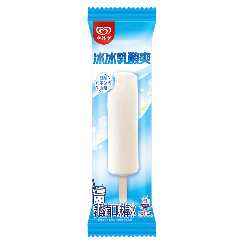 和路雪 冰冰乳酸爽(乳酸菌口味)棒冰60克