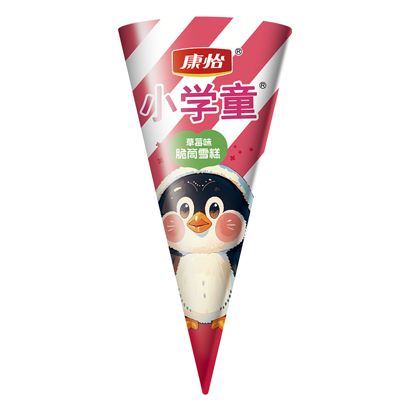 康怡 小学童脆筒(草莓口味)雪糕50克