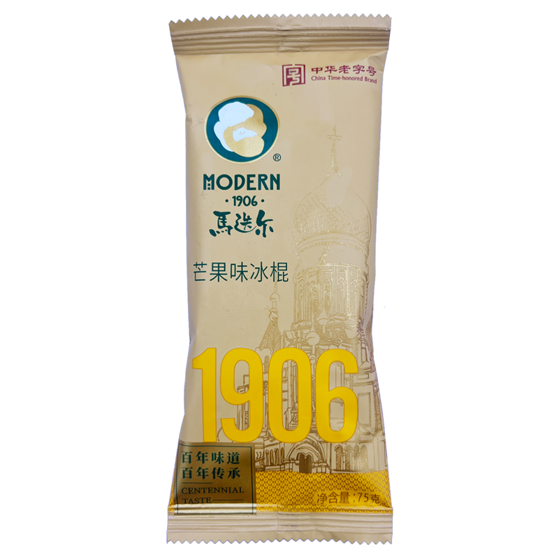 马迭尔1906 芒果味冰棍75克