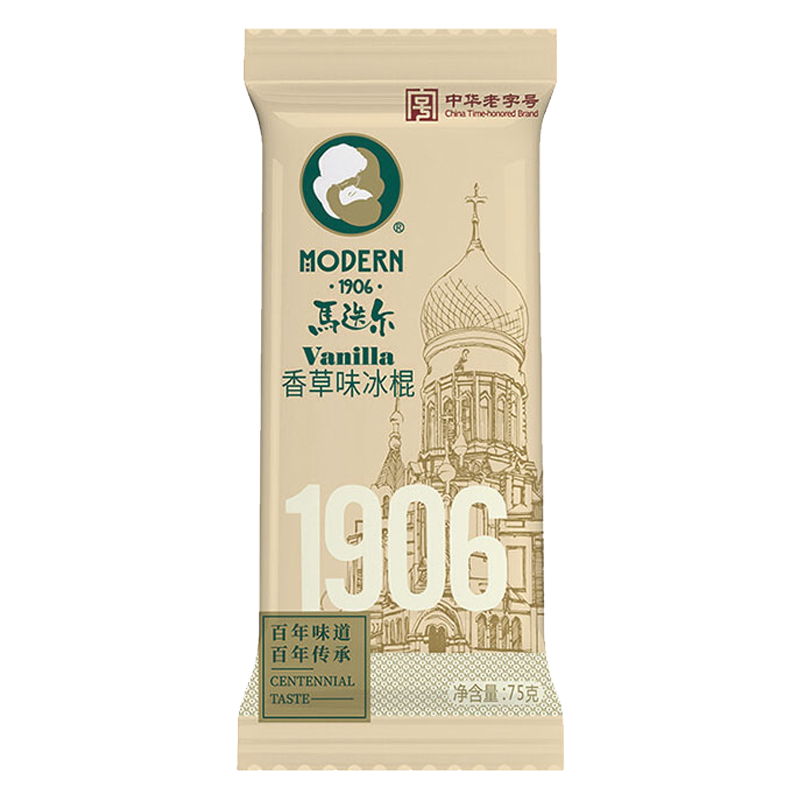 马迭尔1906 香草味冰棍75克