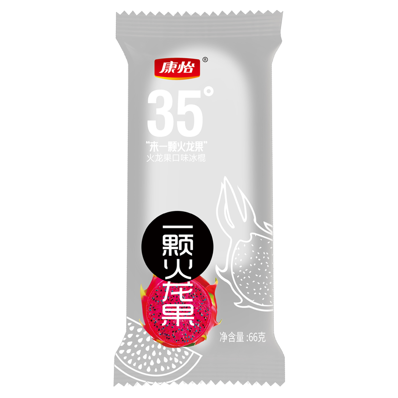康怡 一颗火龙果(火龙果口味)冰棍66克
