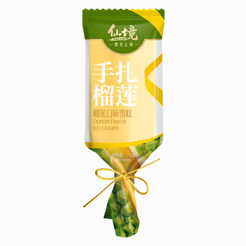 仙境 手扎榴莲(榴莲口味)雪糕75克