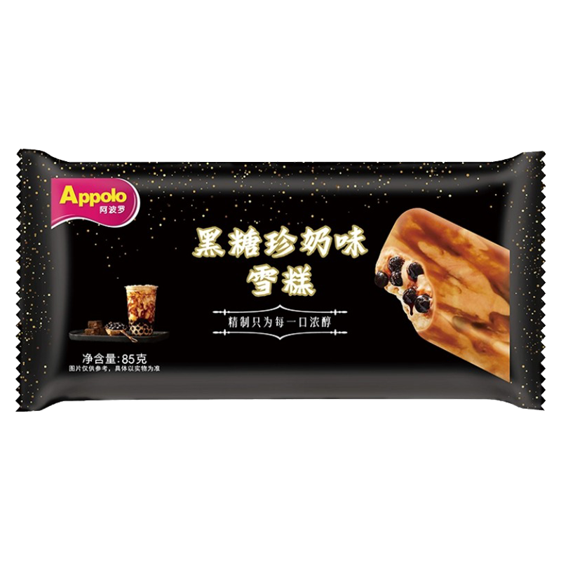 Appolo阿波罗 黑糖珍珠味雪糕85克