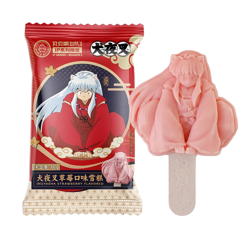 贝贝瓶 犬夜叉(草莓口味)雪糕70克