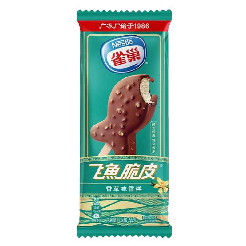 雀巢 飞鱼脆皮(香草味)雪糕55克