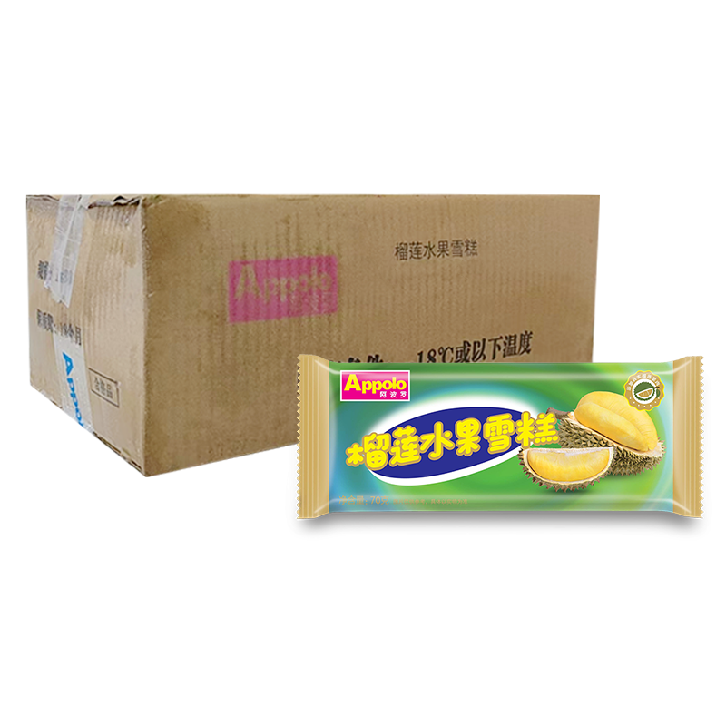 【4元】Appolo阿波罗 榴莲水果雪糕70克*30支