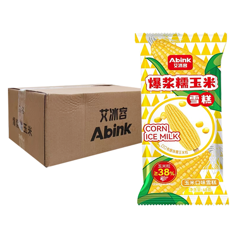 【3元】艾冰客 爆浆糯玉米(玉米口味)雪糕68克*30支