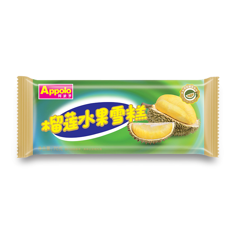 Appolo阿波罗 榴莲水果雪糕70克
