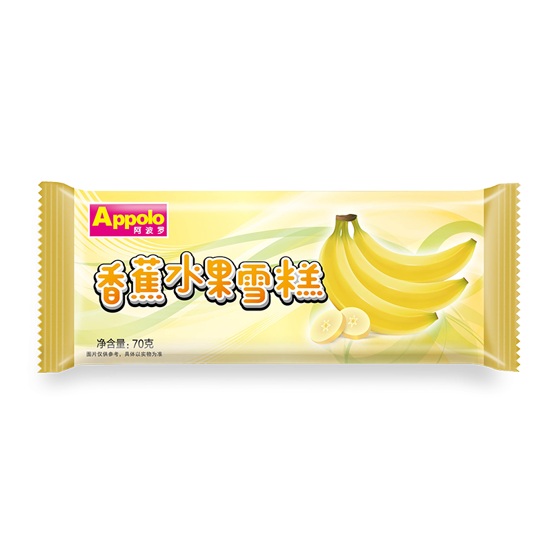 Appolo阿波罗 香蕉水果雪糕70克
