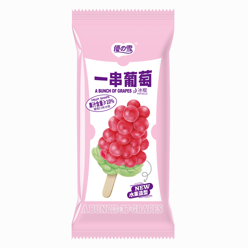 美思奇優の雪 一串葡萄(葡萄口味)冰棍72克