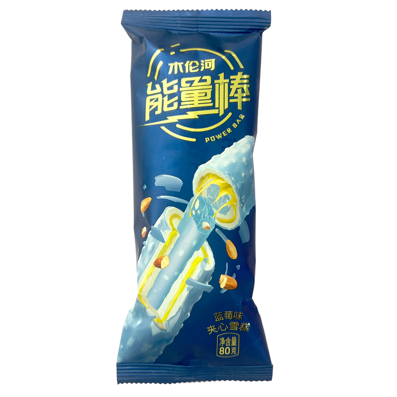 木伦河 能量棒(蓝莓味)夹心雪糕80克