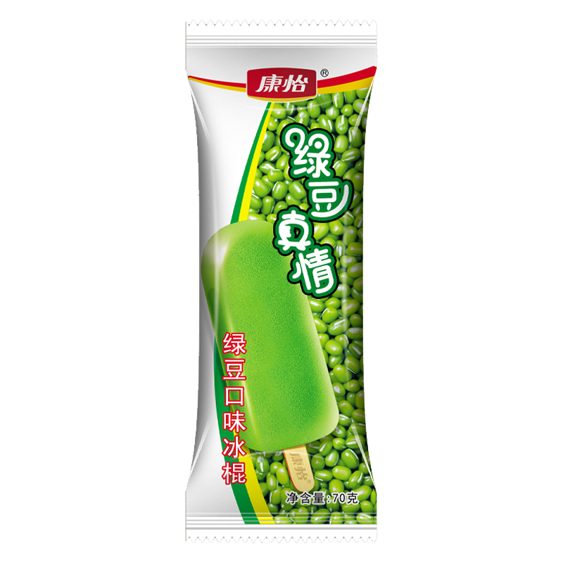 康怡 绿豆真情(绿豆口味)冰棍70克