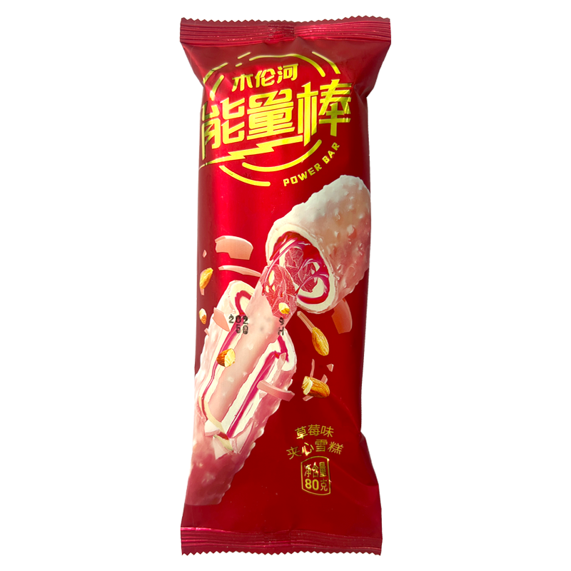 木伦河 能量棒(草莓味)夹心雪糕80克