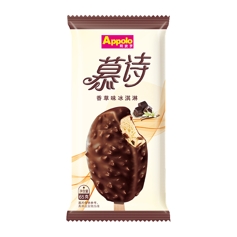 Appolo阿波罗 慕诗香草味冰淇淋65克