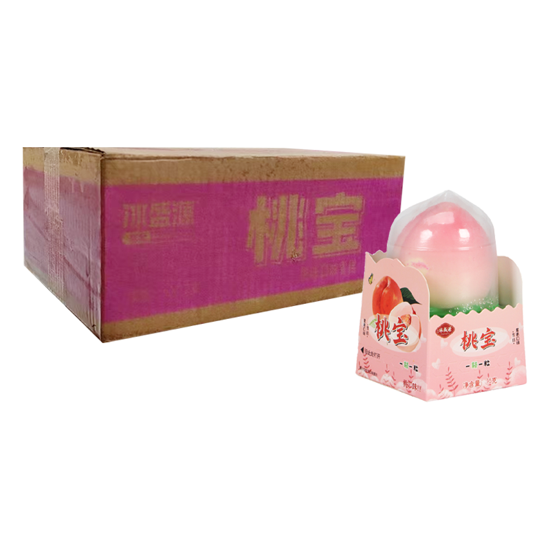 【10元】冰盛源 桃宝(蜜桃口味)雪糕75克*12个