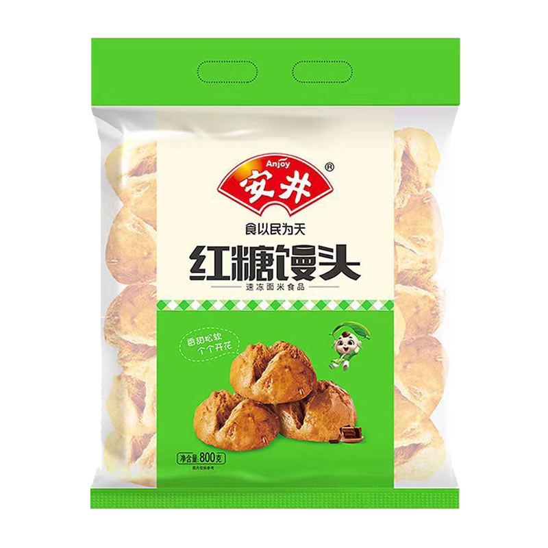 安井 红糖馒头800克