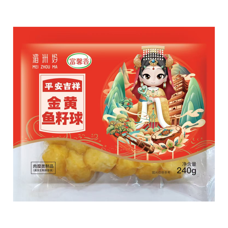 富馨香湄洲妈 金黄鱼籽球240克