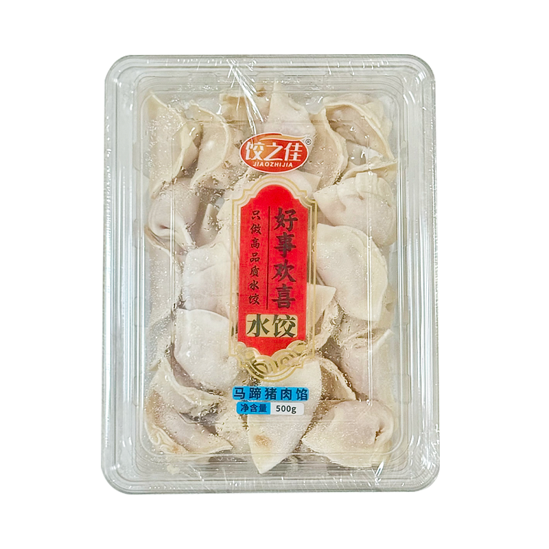 【20元】饺之佳 好事欢喜(马蹄猪肉馅)水饺500克*1盒