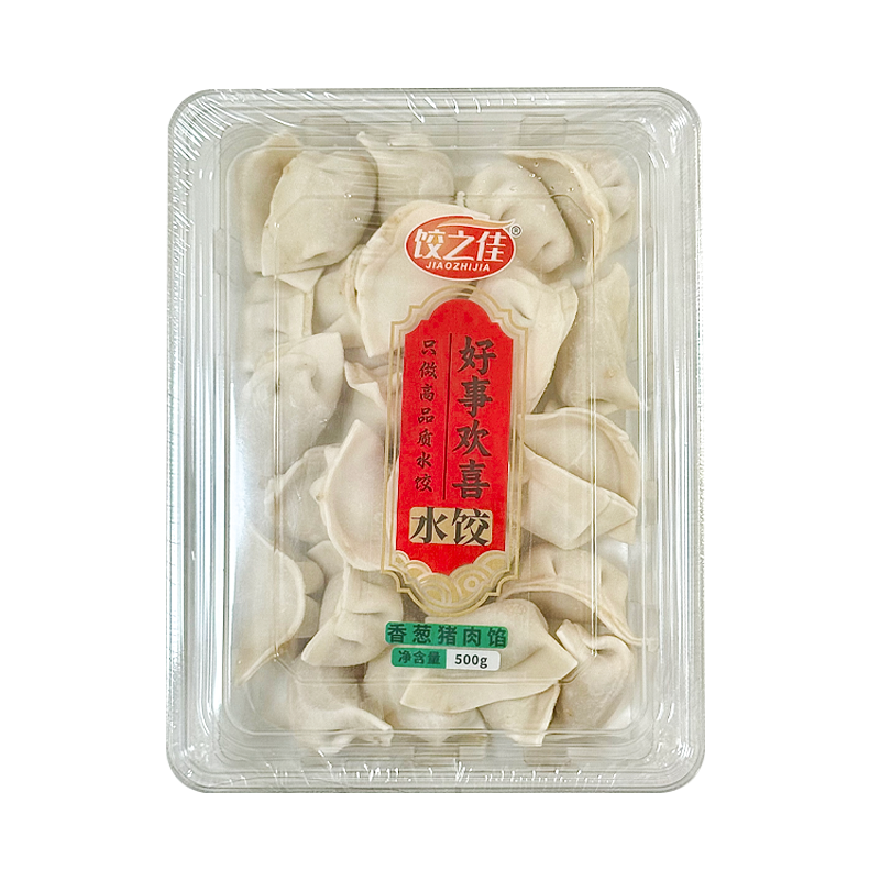 【20元】饺之佳 好事欢喜(香葱猪肉馅)水饺500克*1盒