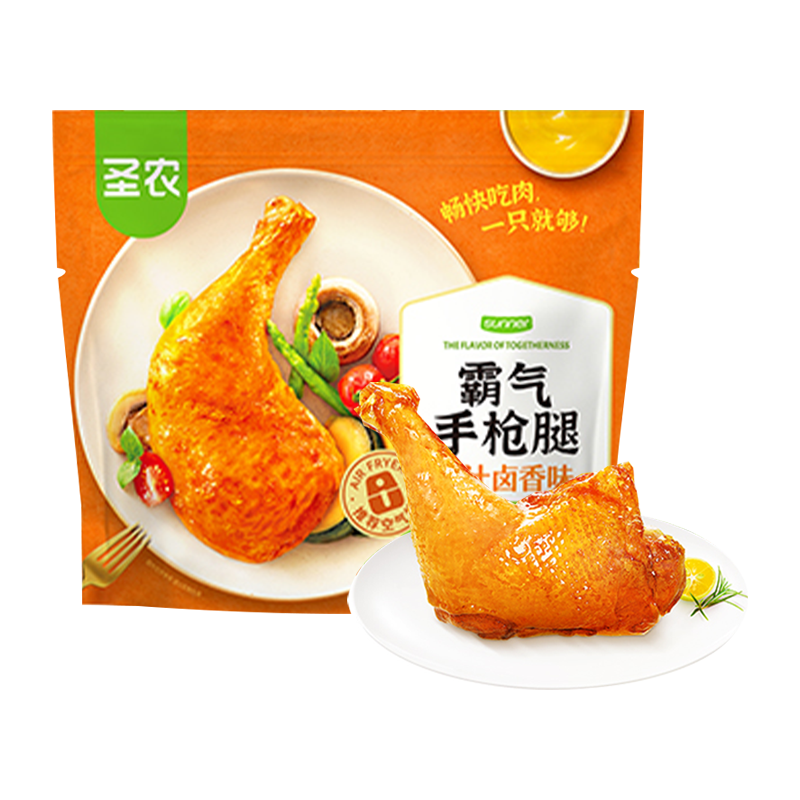 圣农 蜜汁卤香味霸气手枪腿180克