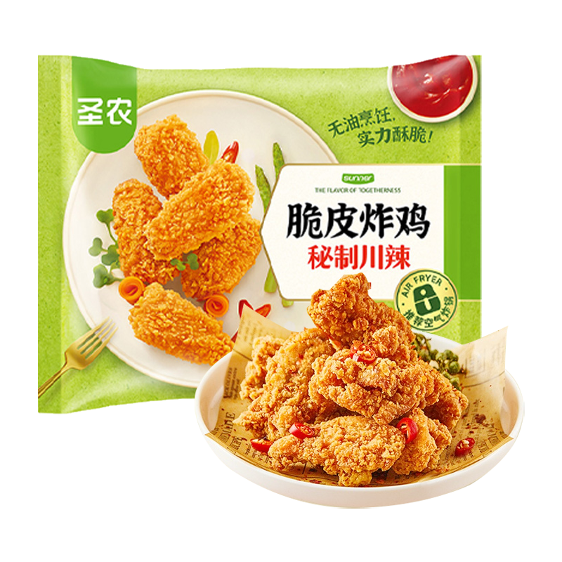 圣农 秘制川辣脆皮炸鸡250克