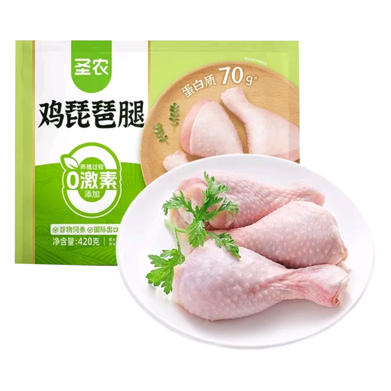 【12元】圣农 鸡琵琶腿420克*1包