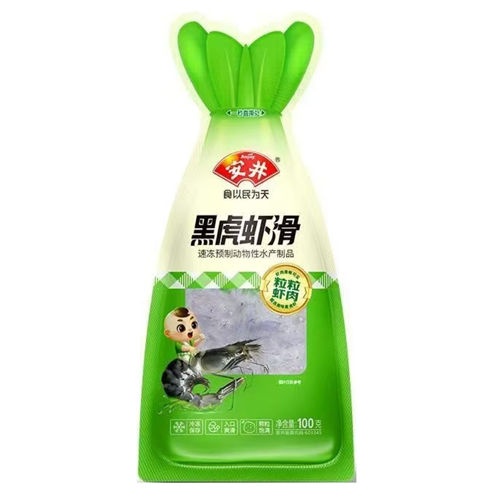 安井 黑虎虾滑100克