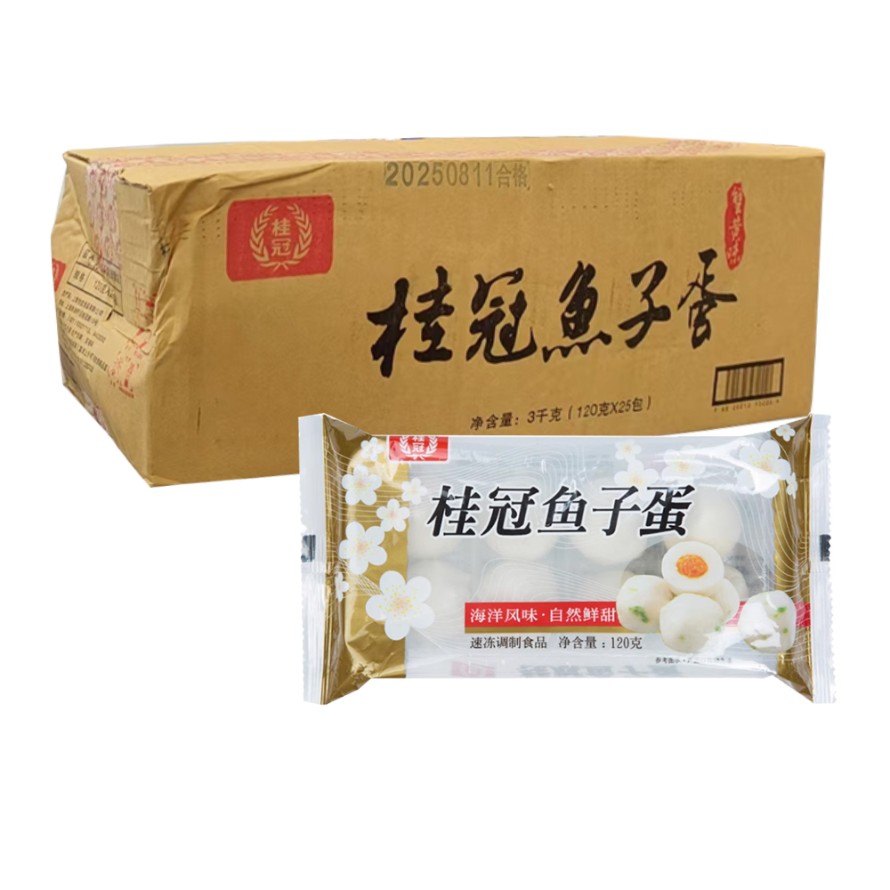 【12元】桂冠 鱼子蛋120克*25包