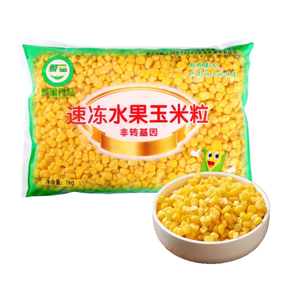 颗蜜 速冻水果玉米粒1千克
