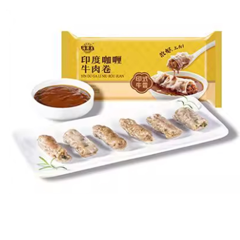 海霸王 印度咖喱牛肉卷120克
