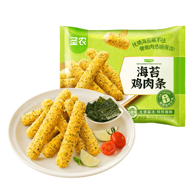 圣农 海苔鸡肉条230克