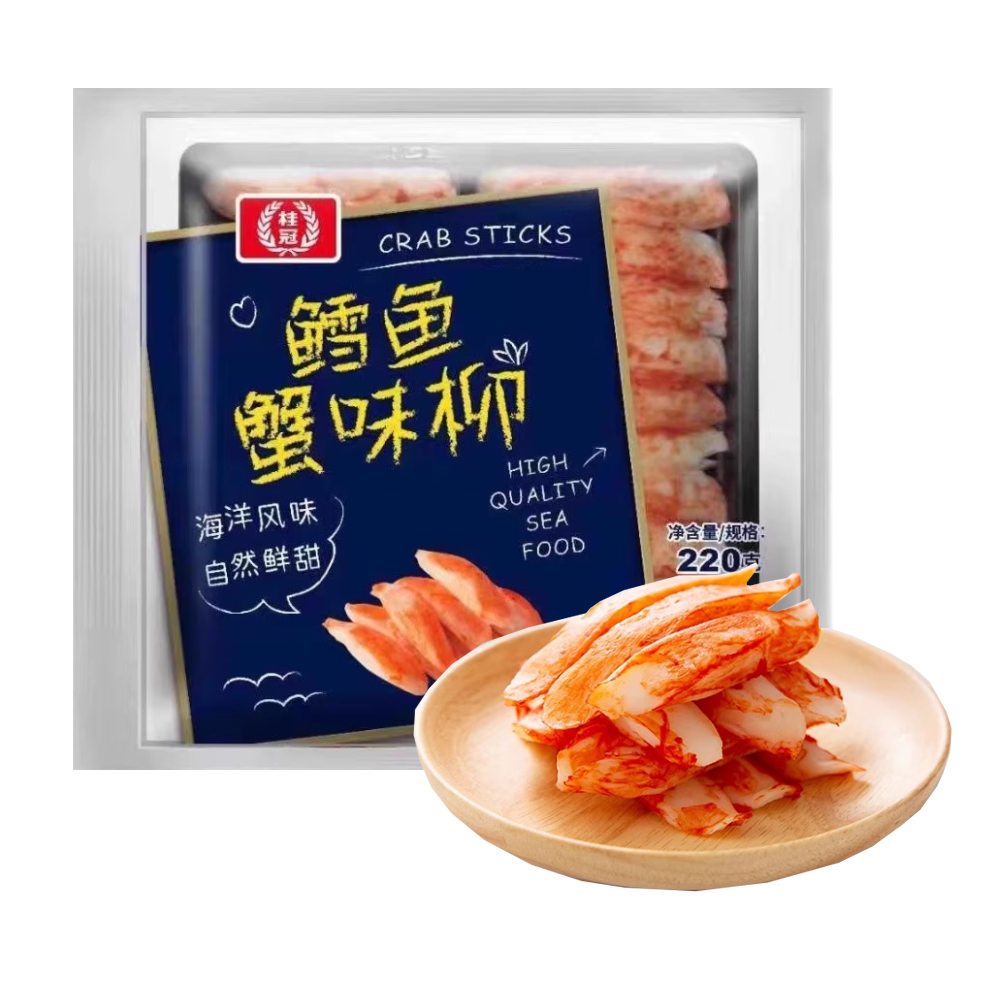 桂冠 鳕鱼蟹味柳220克