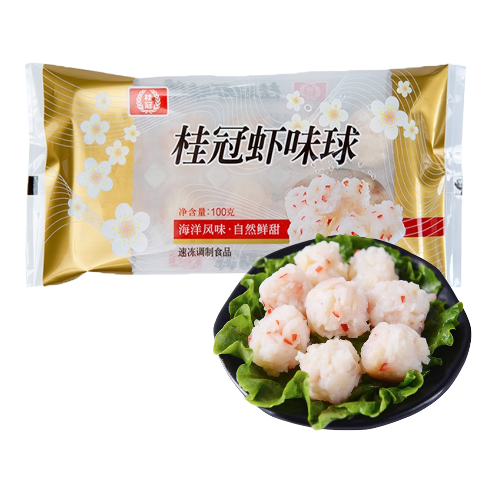 桂冠 虾味球100克