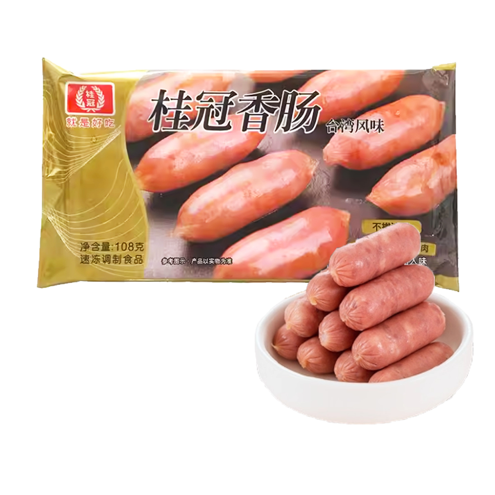 桂冠 台湾风味香肠108克