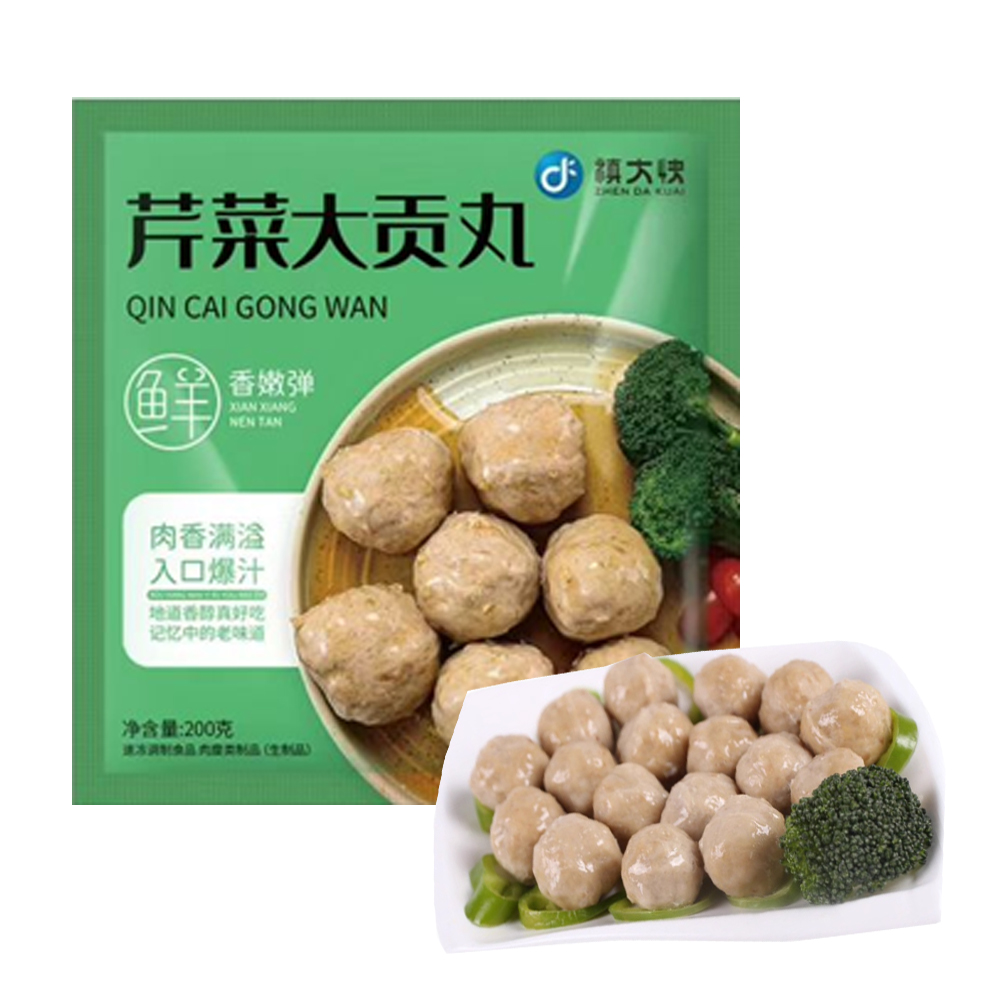 禛大快 芹菜大贡丸200克