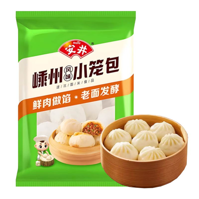 安井 嵊州风味小笼包250克