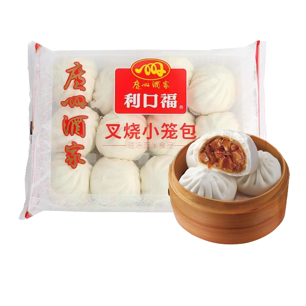 广州酒家利口福 叉烧小笼包12个装300克