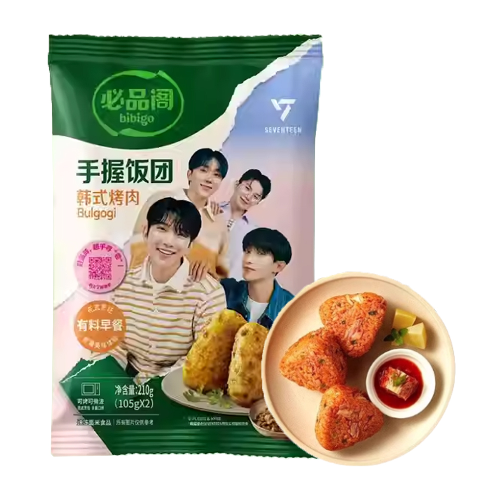 必品阁 韩式烤肉手握饭团210克