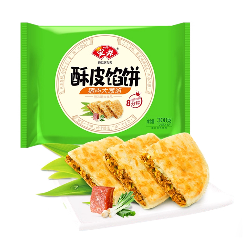 安井 酥皮猪肉大葱馅饼300克
