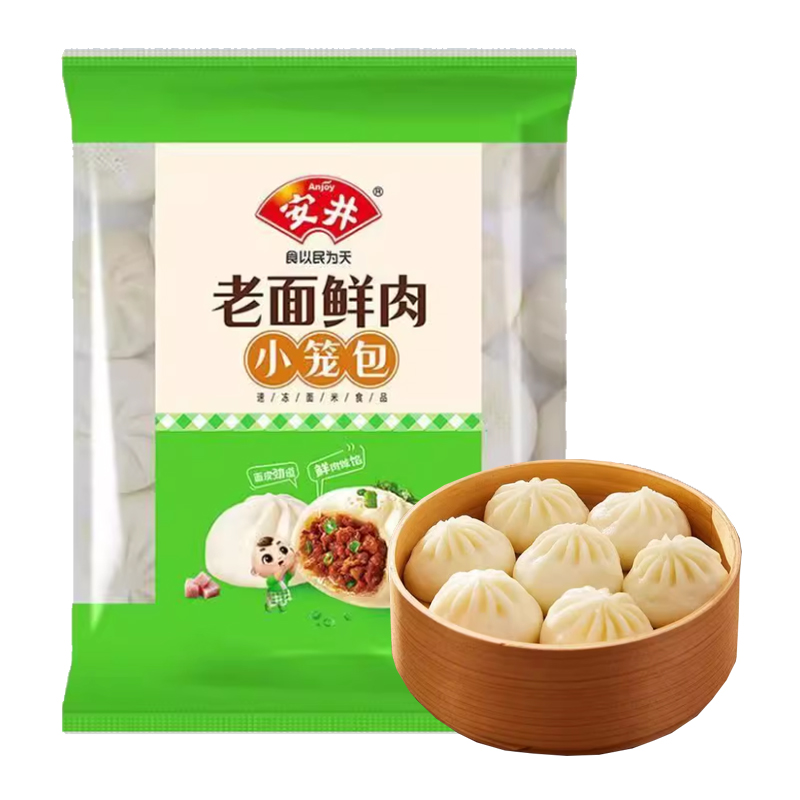 安井 老面鲜肉小笼包800克
