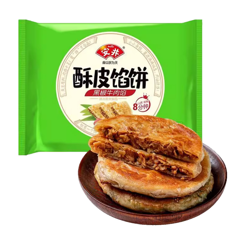 安井 酥皮黑椒牛肉馅饼300克
