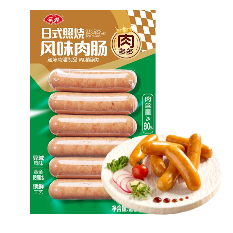 安井 日式照烧风味肉肠250克