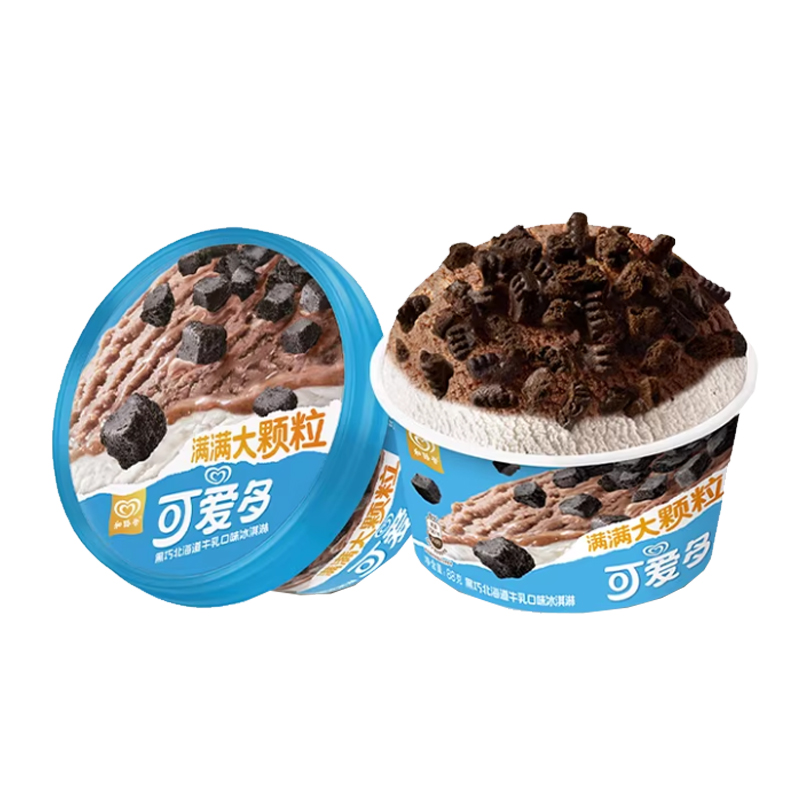 和路雪 可爱多杯(黑巧北海道牛乳口味)冰淇淋88克
