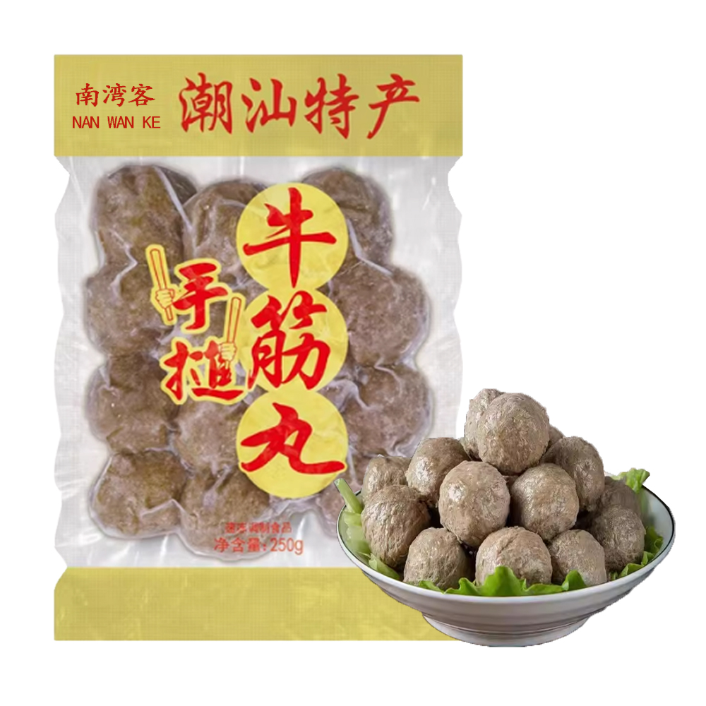 南湾客 手槌牛筋丸250克
