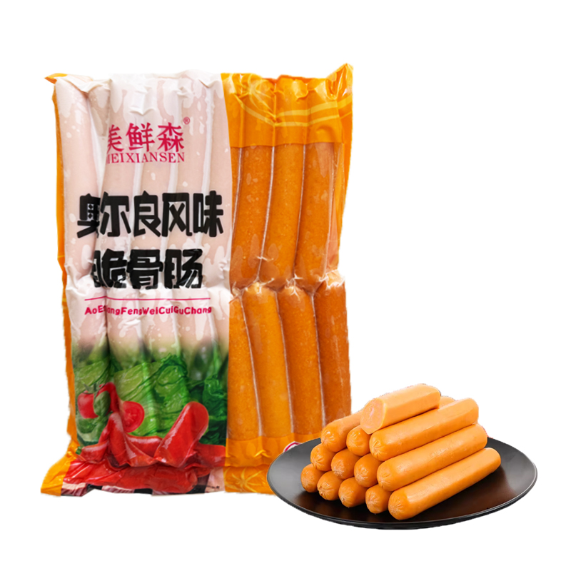 美鲜森 奥尔良风味脆骨肠30支装2.1千克