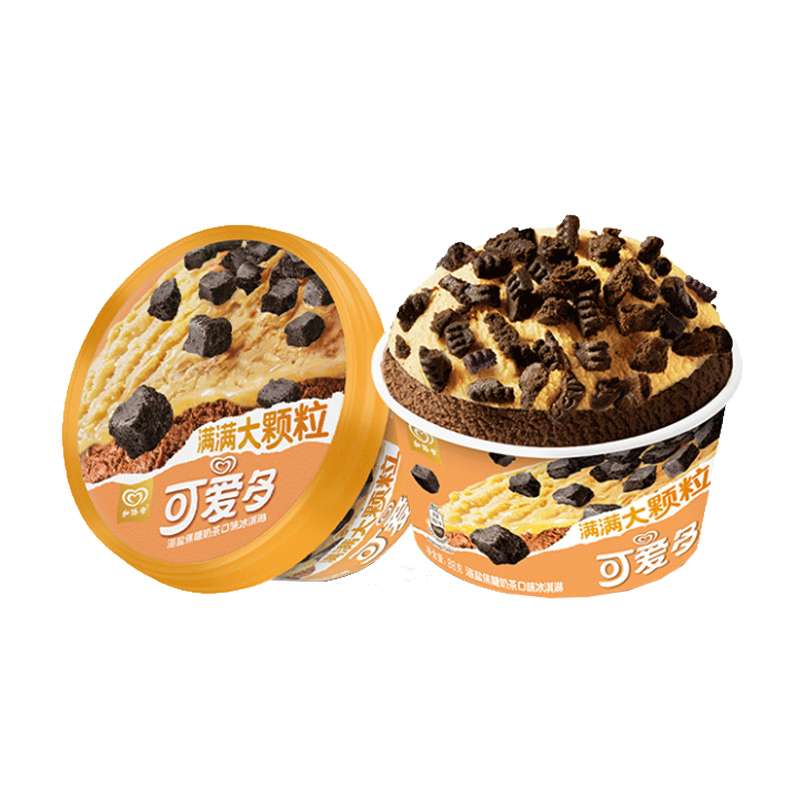 和路雪 可爱多杯(海盐焦糖奶茶口味)冰淇淋88克