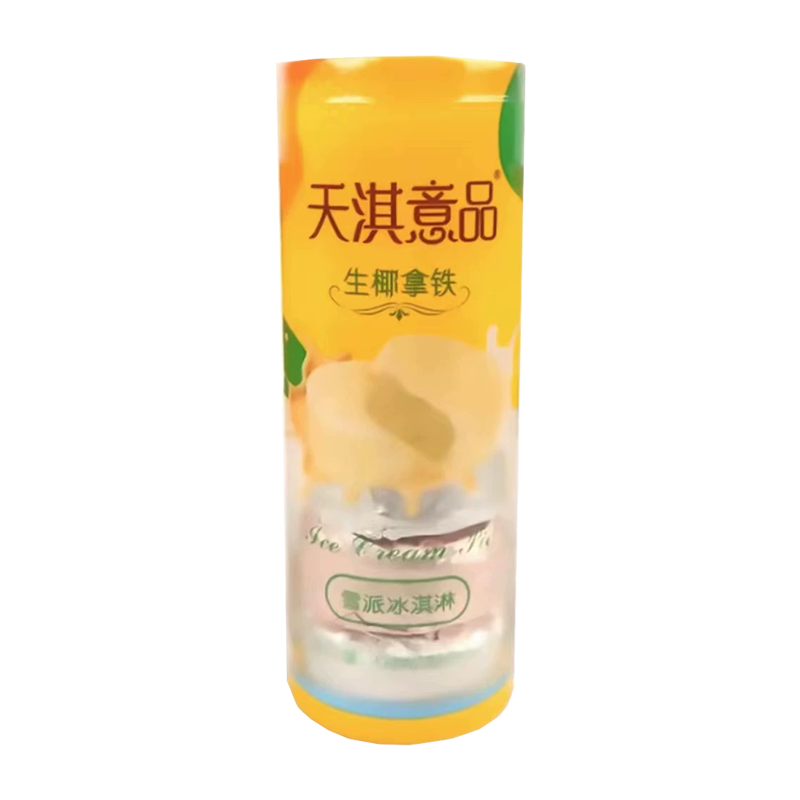 天淇意品 生椰拿铁口味雪派冰淇淋6粒198克